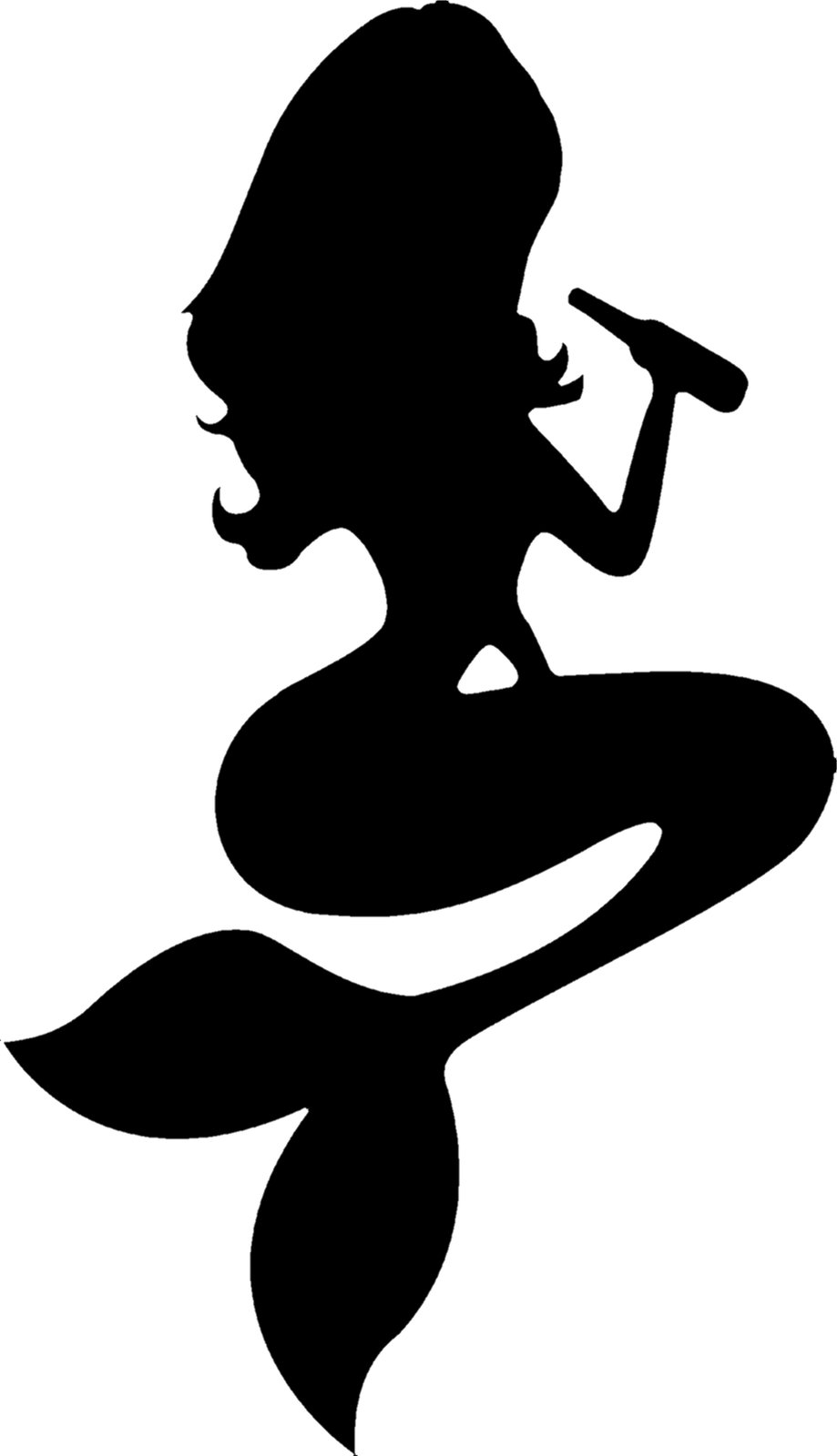 The original mermaid clip art — the mark of The Floating Bar